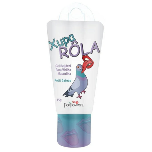 XUPA ROLA GEL BEIJÁVEL PARA VIRILHA MASCULINA 15G HOT FLOWERS