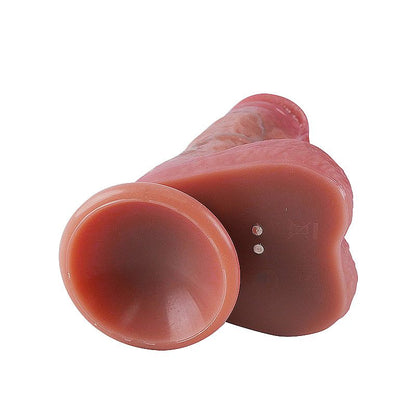 Pênis Realístico com Controle Remoto - Vai e vem com Rotação - 22,5x4,0 cm