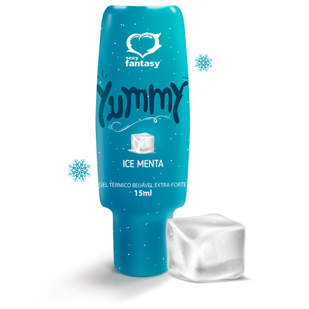 Excitante yummy gel termico que esquenta esfria beijavel 15ml