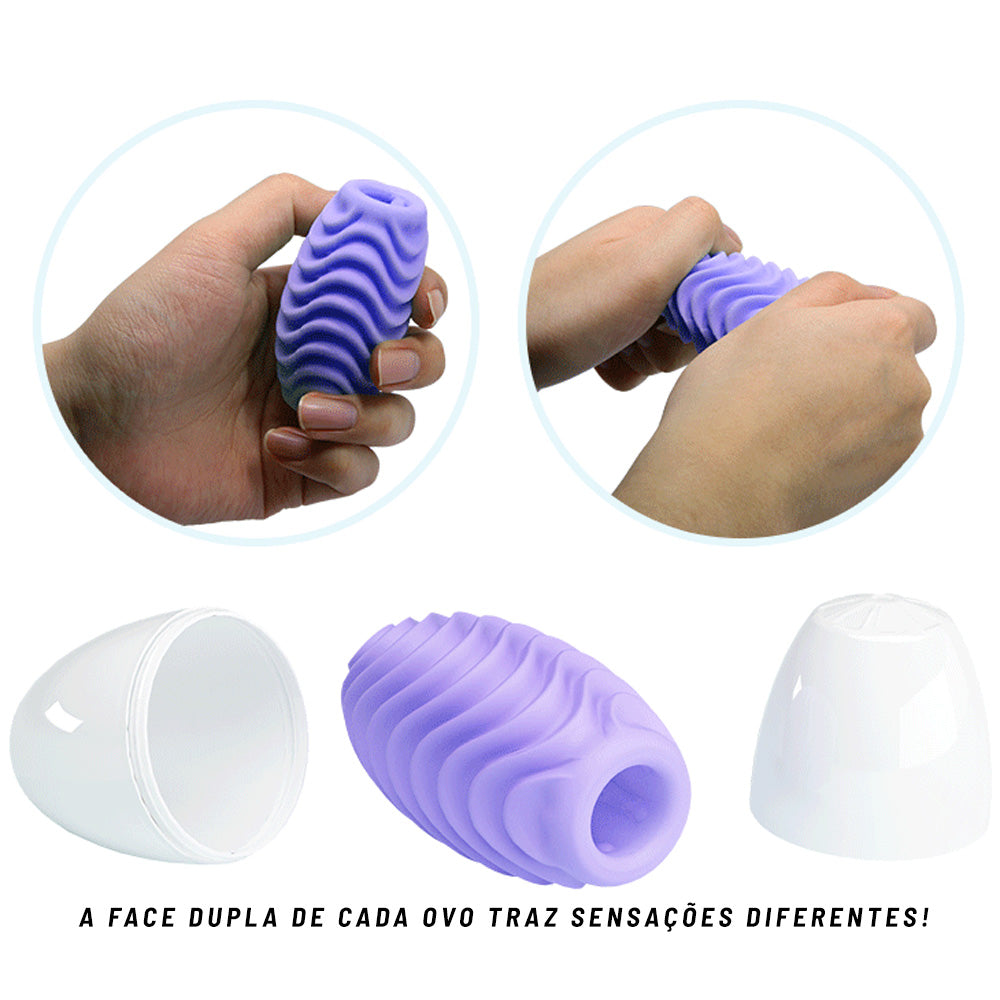 Masturbador Egg Double Side Texturizado - Pretty Love
