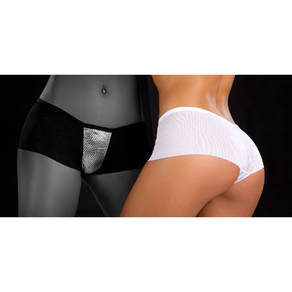 Calcinha Branca Caleçon Sexy Não Acredito - Sensualle