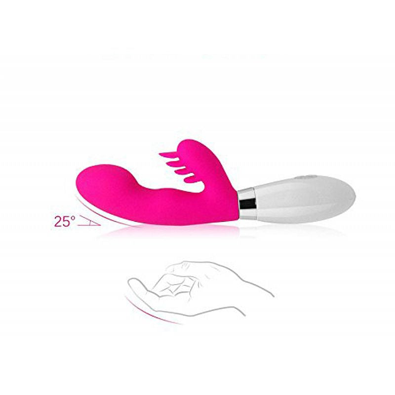 Vibrador Duplo Escalonado Aron com 10 Velocidades 21 cm x 4,3 cm