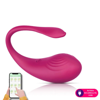 Vibrador de Casal Gota Controlado por Aplicativo