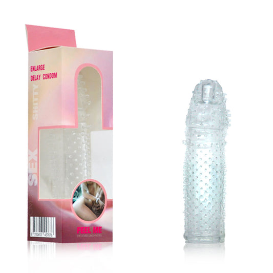 Capa Peniana Transparente com Cerdas Massageadoras 14,5 cm x 3,5 cm