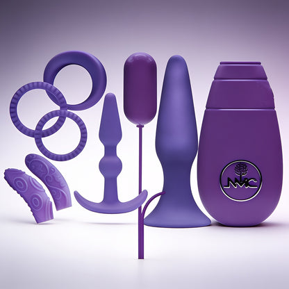 Kit com 9 Itens Contendo Plugs com Vibração, Anéis, Bullets, Capas e Controle Remoto