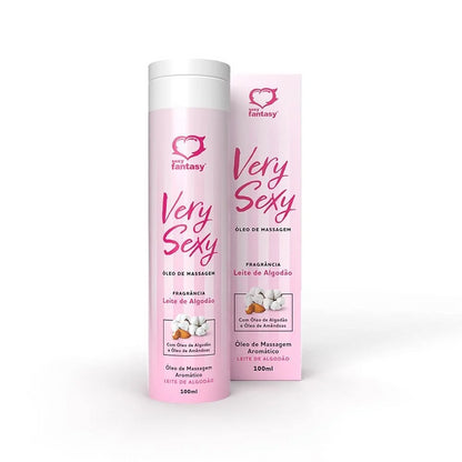 VERY SEXY ÓLEO DE MASSAGEM LEITE DE ALGODÃO 100ML SEXY FANTASY