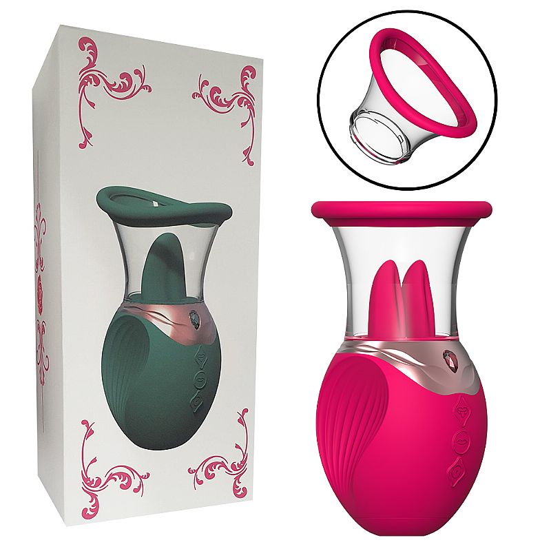 Vibrador de Clitóris com Língua Estimuladora e Sucção - SI
