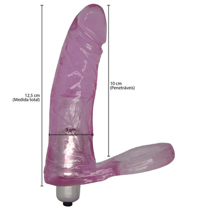 Anel Companheiro bege com Vibração 12,5 cm x 3,5 cm