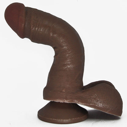 Pênis Magic Cyberskin com Escroto e Esqueleto 18 cm x 4,5 cm