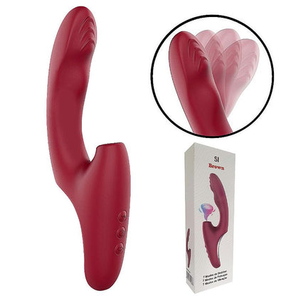 Vibrador de Ponto G e Clitóris com Pulsação e Dedilhar - SI