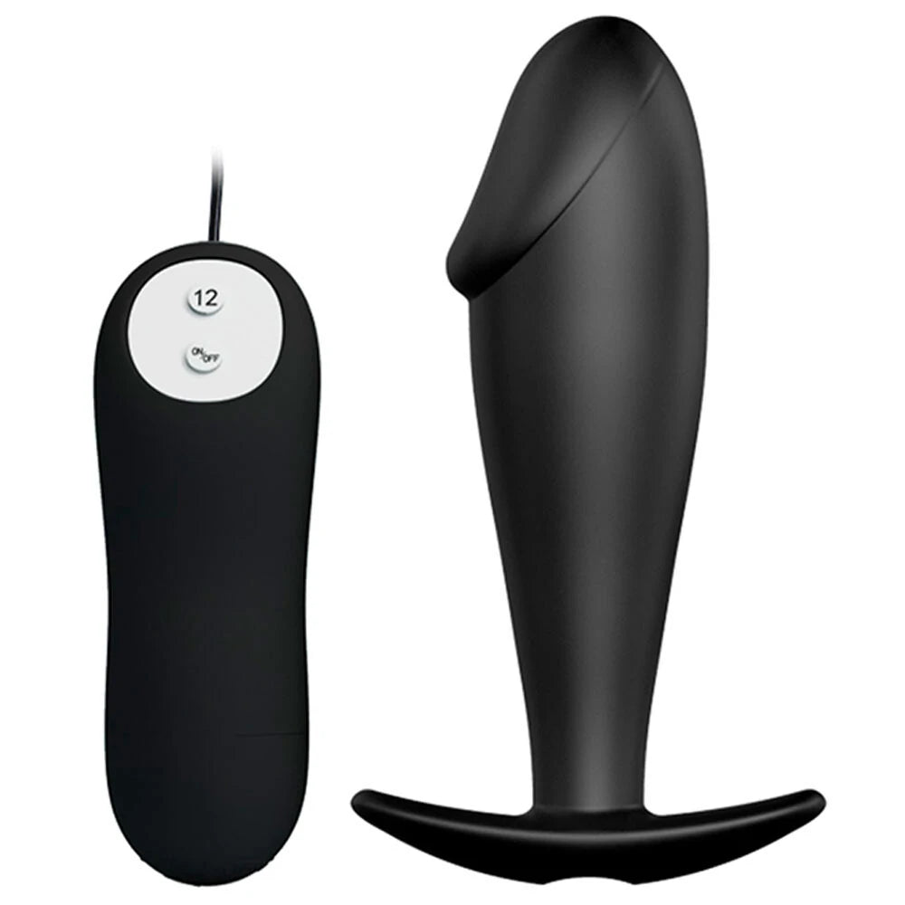 Plug Anal com Ponta Formato de Glande e 12 Modos de Vibração Pretty Love Special anal Stimulation 10