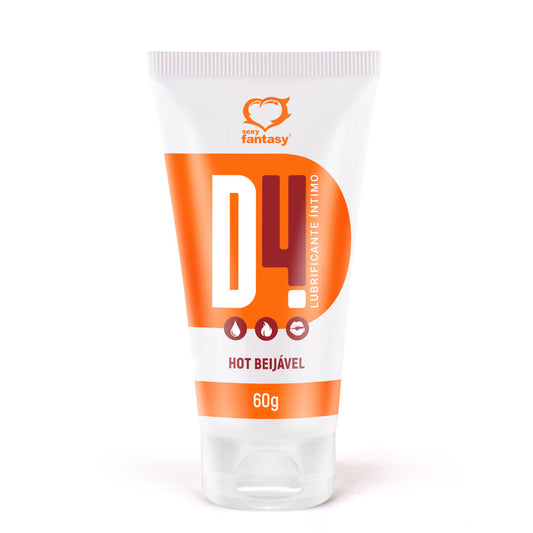 Lubrificante Íntimo Beijável Hot D4 60g