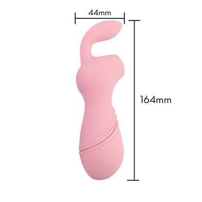 Vibrador e estimulador clitoriano com sucção