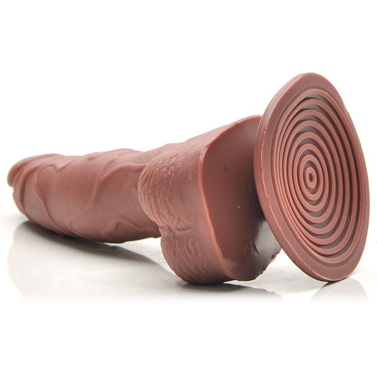 Pênis Real Peter Curvo com Vibrador e Ventosa 15 cm x 3,5 cm