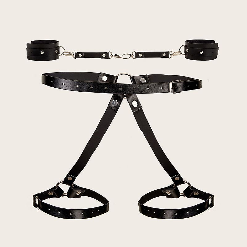 Harness em Couro com Algema