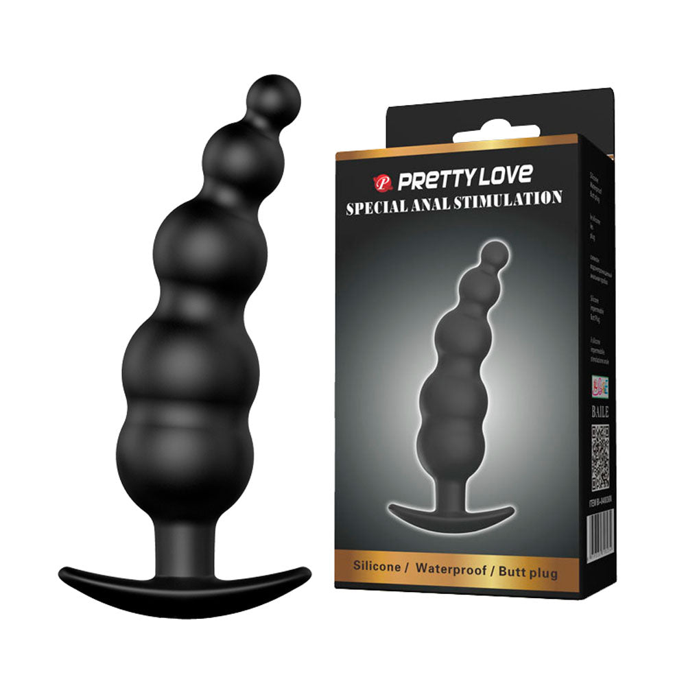 Plug Anal Escalonado Stimulation Pretty Love em Silicone