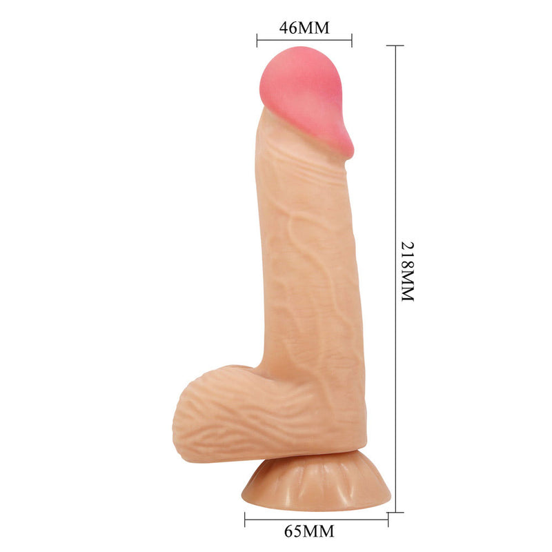 Pênis de Borracha com Pele Super Realística Sliding Skin