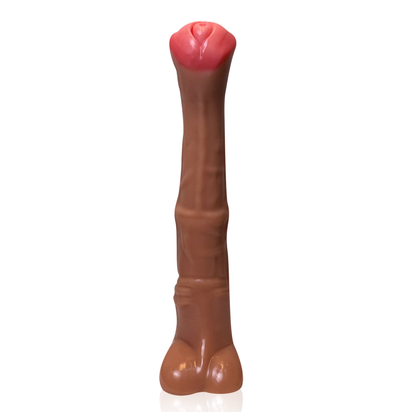 Pênis Pegasus De Cavalo 36x6,2cm Gigante Grosso e Flexível Marrom