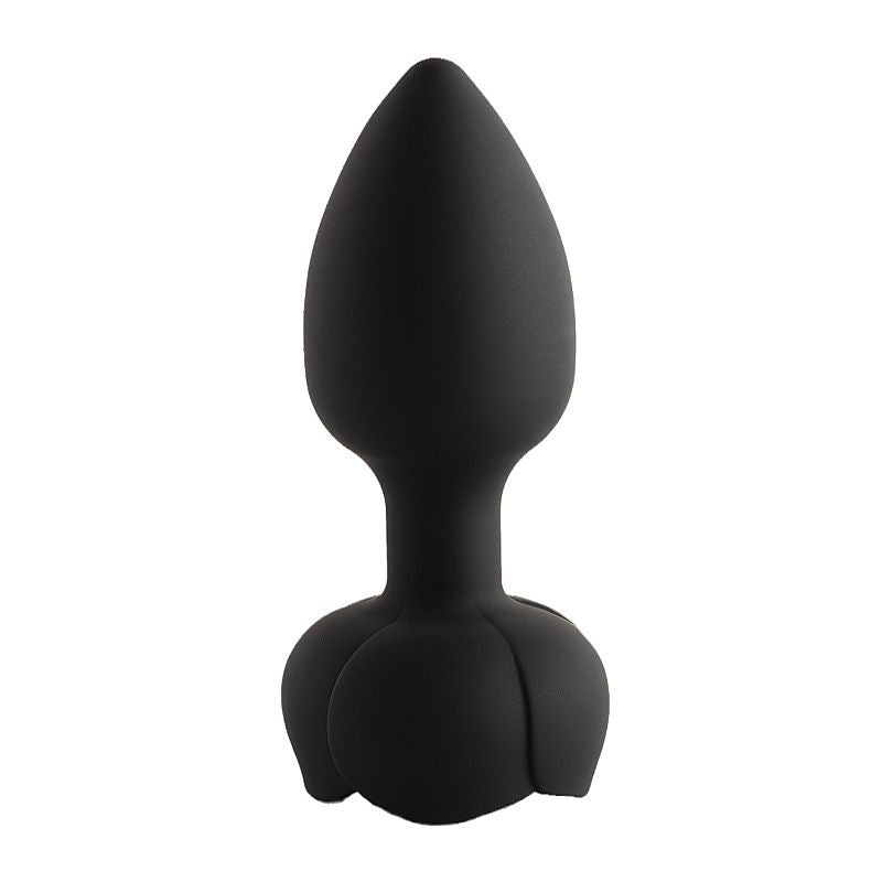 Plug anal com Led em silicone com vibrador e Controle Remoto