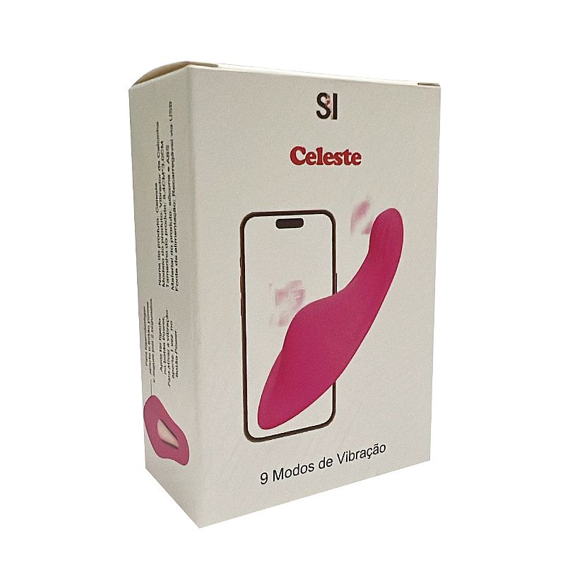 Vibrador de Calcinha - À Longa distância App - Celeste