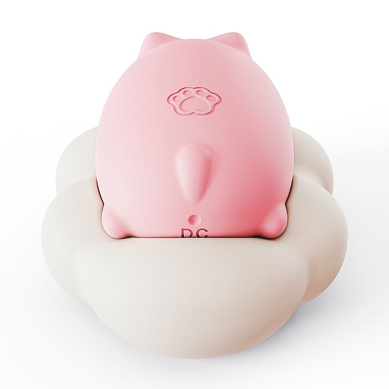 Vibrador de Pulsação - Formato de Gato com Case - À Longa distância - APP