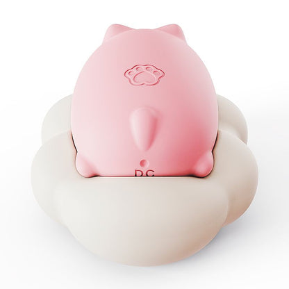 Vibrador de Pulsação - Formato de Gato com Case - À Longa distância - APP