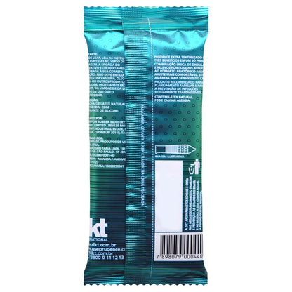 Preservativo Extra Texturizado Prudence com 6 Unidades