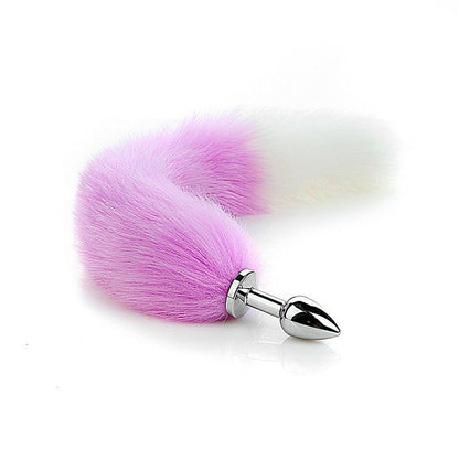 Kit Sado - Rabo de Raposa com Tiara de Orelhas - 4 Acessórios