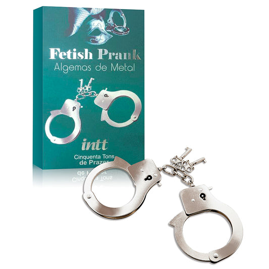 Algema de Metal Fetish Prank - Coleção Cinquenta Tons de Prazer