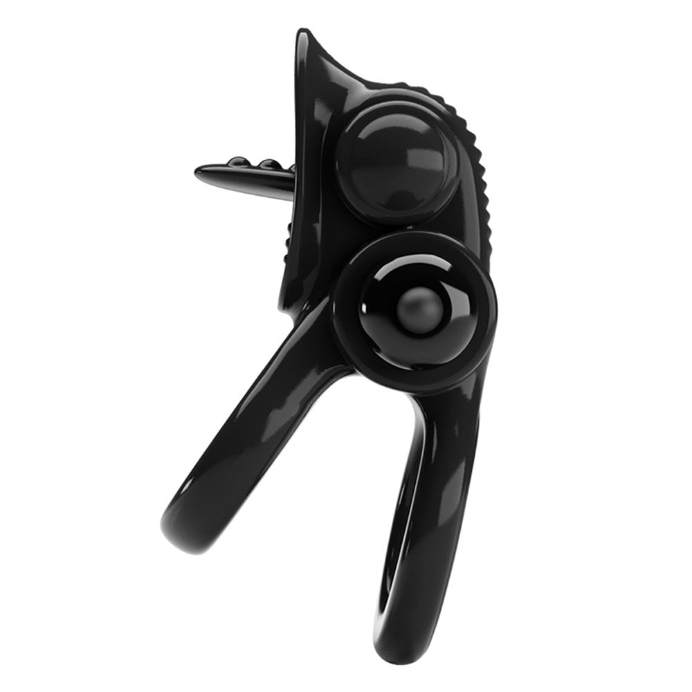 Anel Peniano Duplo com Vibrador Passionate Ring Pretty Love