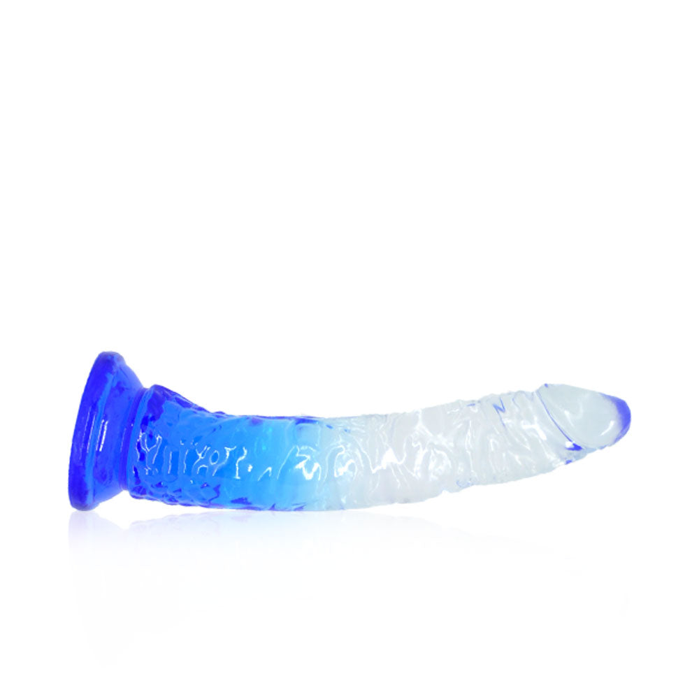 Prótese Peniana Silicone Transparente com Ventosa