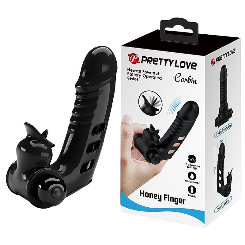 Dedeira com Vibrador Carbin Pretty Love