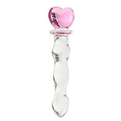 Plug de Vidro com Ornamento na Base