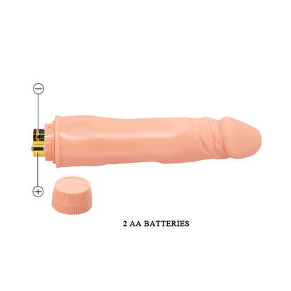 Pênis Realístico Vibrador com Glande Saliente e Veias