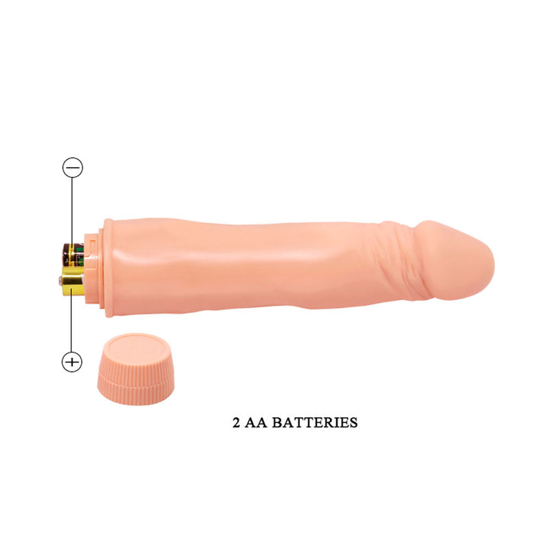 Pênis Realístico Vibrador com Glande Saliente e Veias