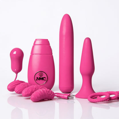 Kit de Intimidade e Vibração Flirty Set - 11 Itens de Alta Performance para Casais