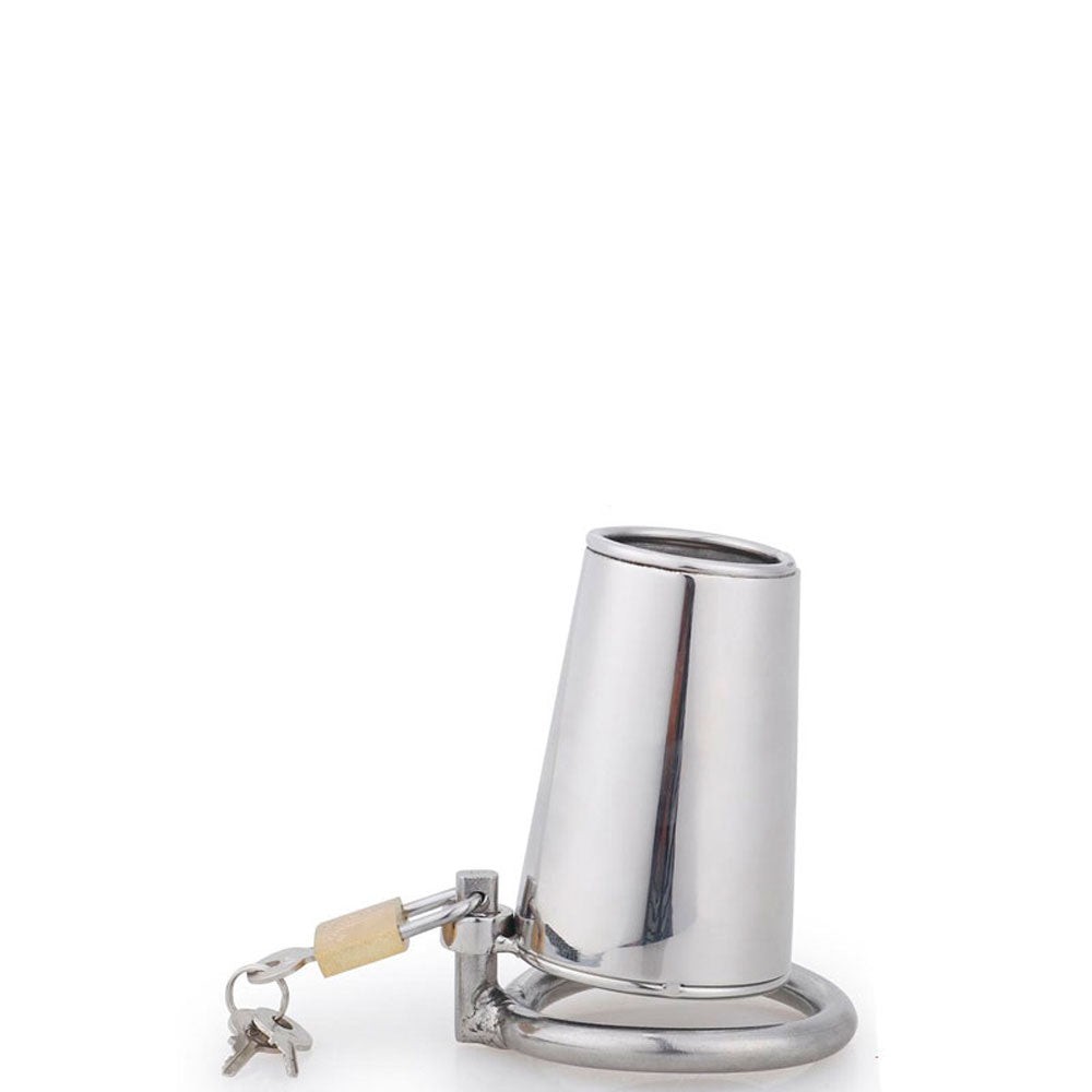 Cinto de Castidade Masculino Fechado com Abertura na Ponta - Chastity Device