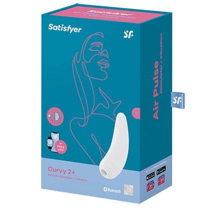 Sugador de Clitóris com Sucção Satisfyer Curvy 2+ Branco