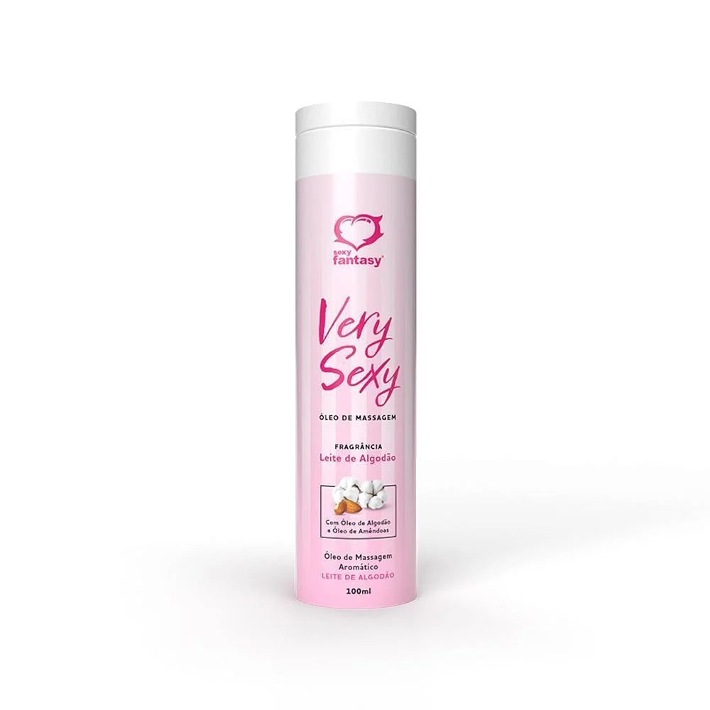 VERY SEXY ÓLEO DE MASSAGEM LEITE DE ALGODÃO 100ML SEXY FANTASY