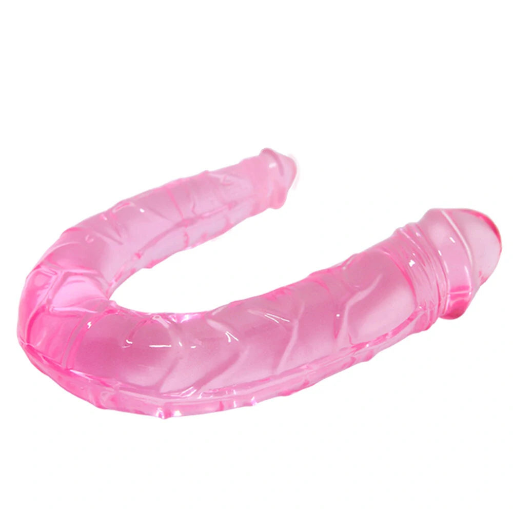 Dildo Realístico Duplo em Silicone Macio - Pênis Hawaiano
