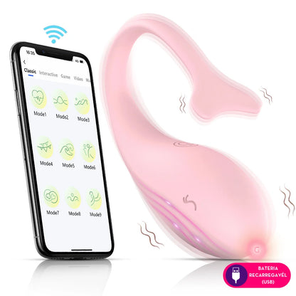 Vibrador de Casal com Controle por Aplicativo