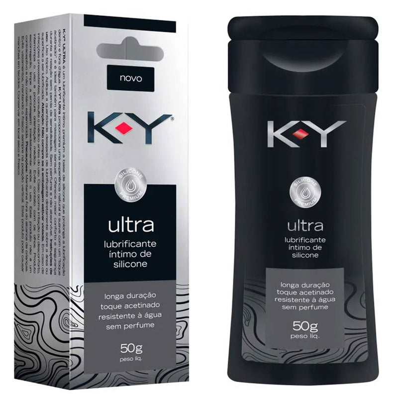 Gel Lubrificante Intímo Ky Ultra Siliconado