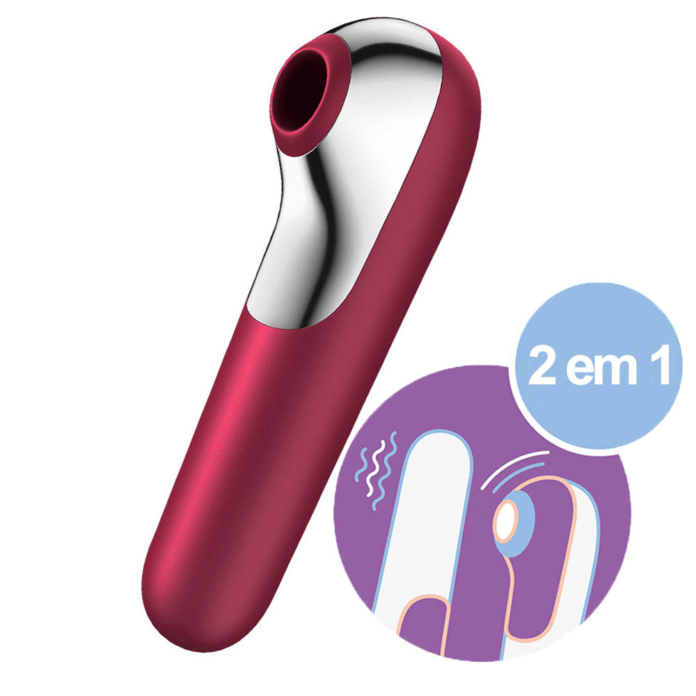 Vibrador Estimulador Clitoriano Satisfyer Dual Love Pink