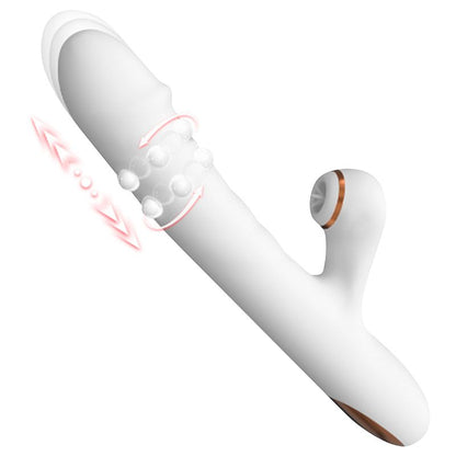 Vibrador de Ponto G e Clitóris com Vai e Vem de Esferas - SI