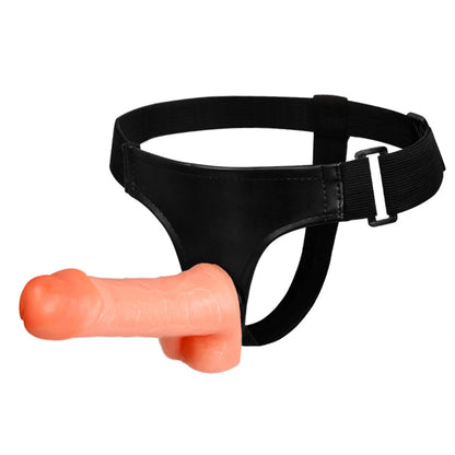 Cinta Peniana Reforçada com Pênis Realístico em Silicone 18,5 x 4 cm