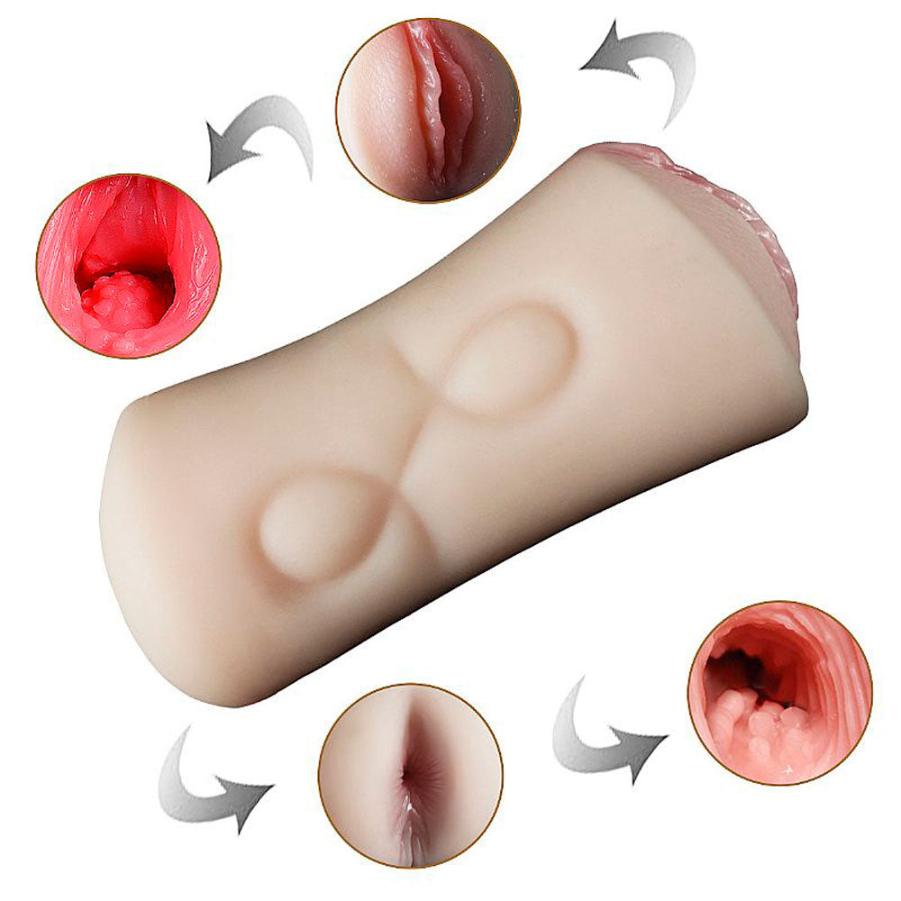 Masturbador Masculino Wild Lady em Cyberskin - Vagina e Ânus