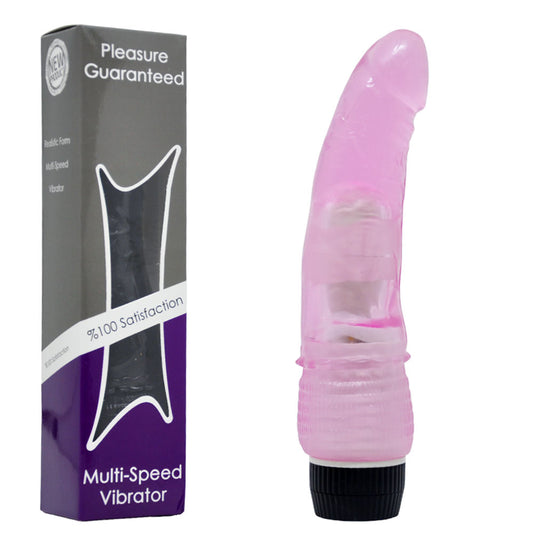 Prótese Peniana Vibratória em Silicone com Formato Realístico 18,5 cm x 4 cm