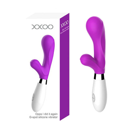 Vibrador Estimulador de Ponto G e Clitoriano com 10 modos de Vibração