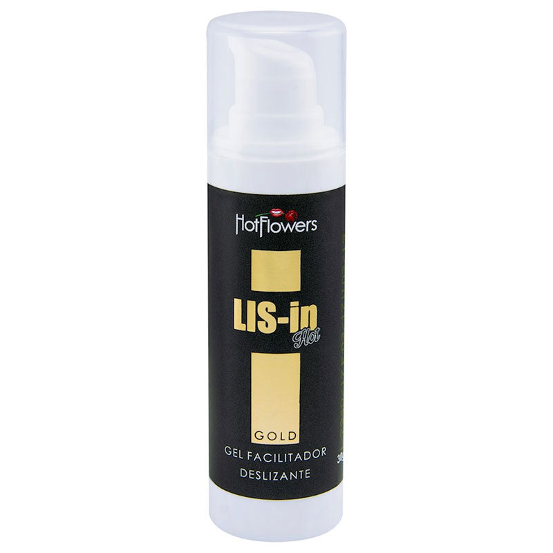 Gel Anal Facilitador de Deslizamento Lis-In Gold Versão Hot 30g