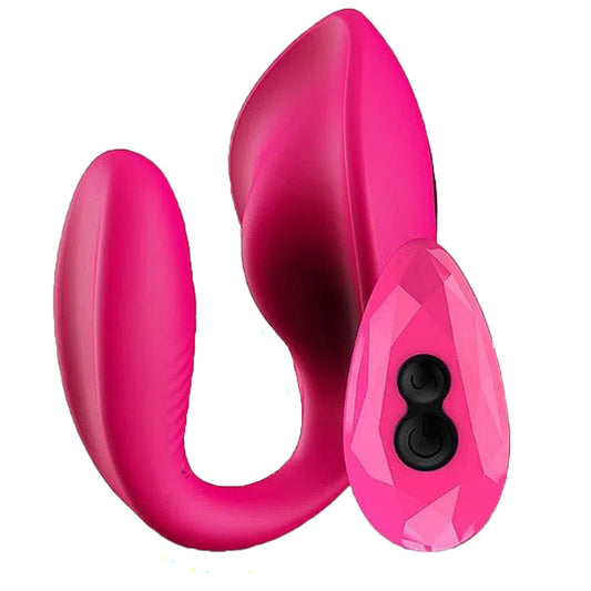 Vibrador para Casais com Controle e 7 Modos de Vibração